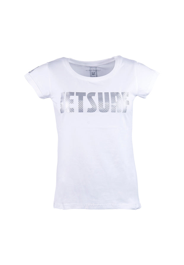 JETSURF Women's Carbon T-Shirt White | Order online at JETSURFUSA.COM